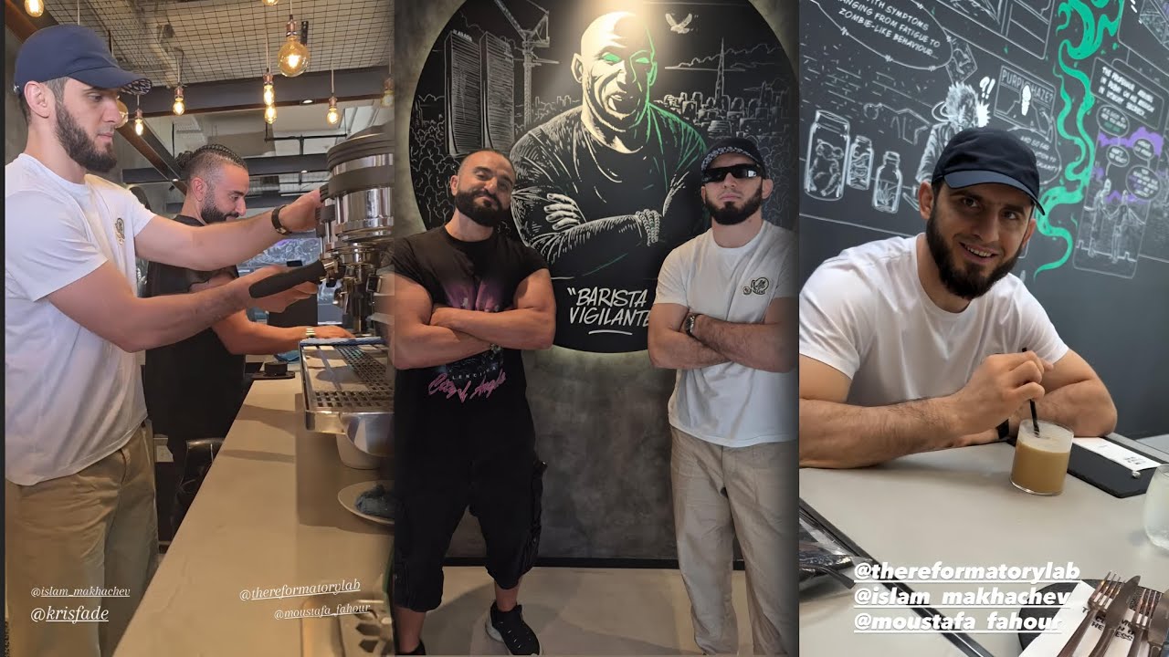 Islam Makhachev loves Coffee ☕