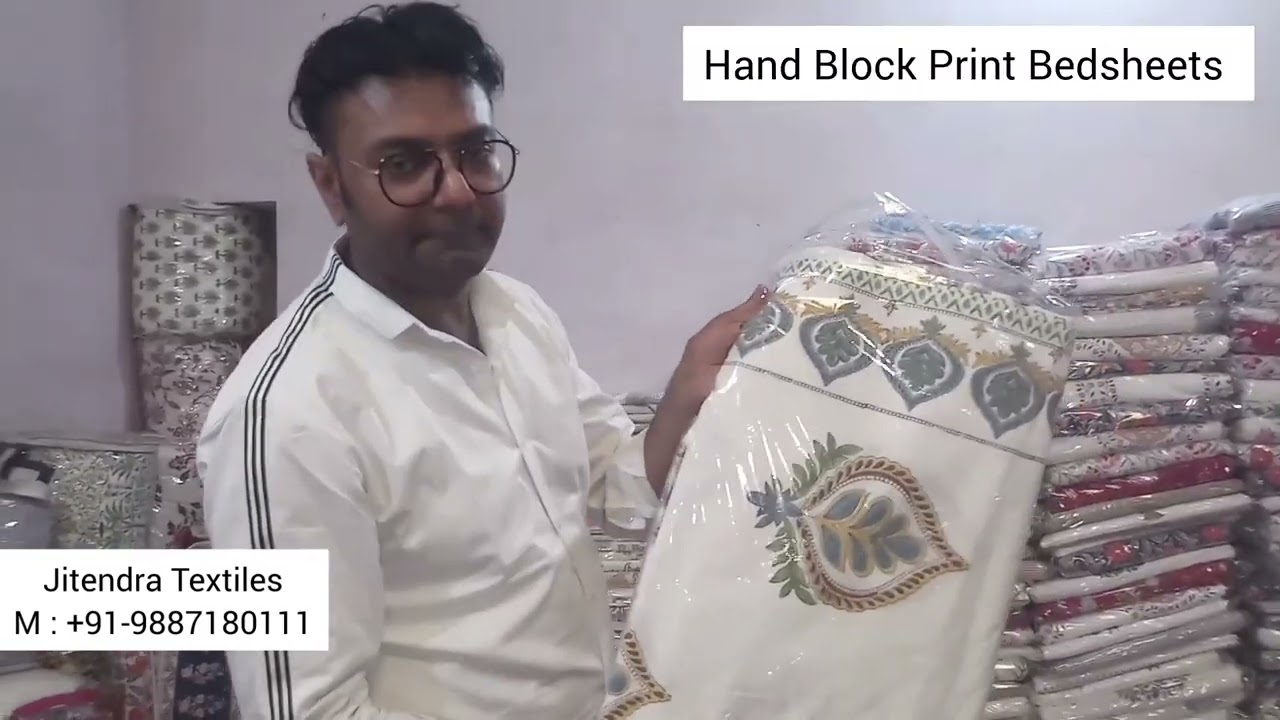 Handblock Print Jaipur Bedsheets | Hand Block Print Bedsheet | Hand Block Print Bedsheets