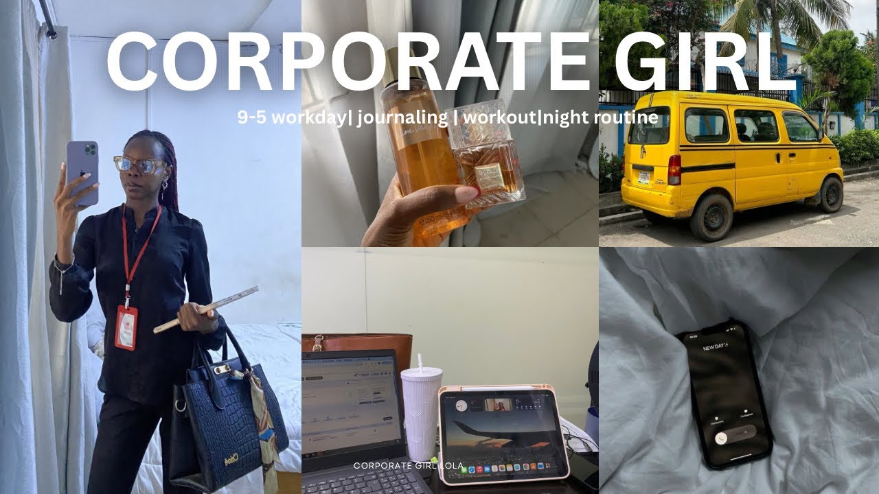 Realistic work day| 9-5 corporate girlies diaries in Lagos| work life balance 
