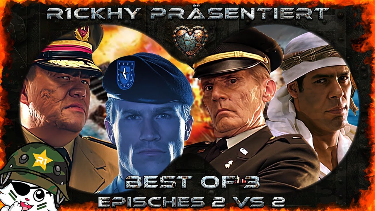 2vs2 Multiplayer / R1ckhy, Viki VS Yamen, Misti 📢 Command & Conquer Generals Zero Hour Deutsch #49