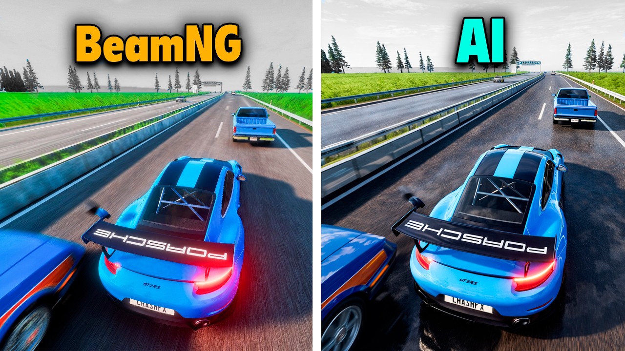 BeamNG vs AI simulation | Challenge BeamNG Drive #2