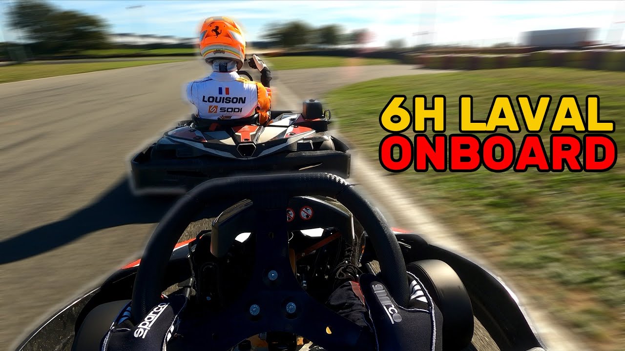 Mon MEILLEUR relais en karting - ONBOARD 6H de Laval