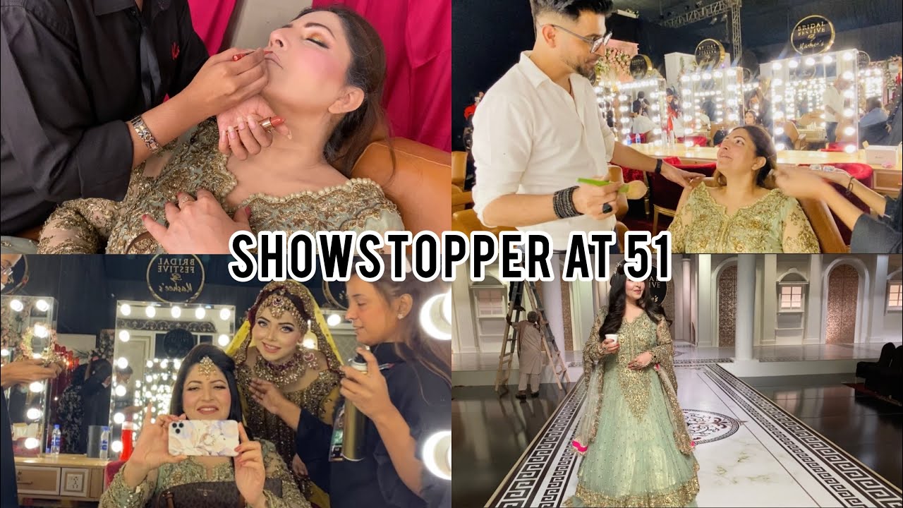 SHOWSTOPPER AT KASHEES BRIDAL FESTIVE FASHION SHOW.