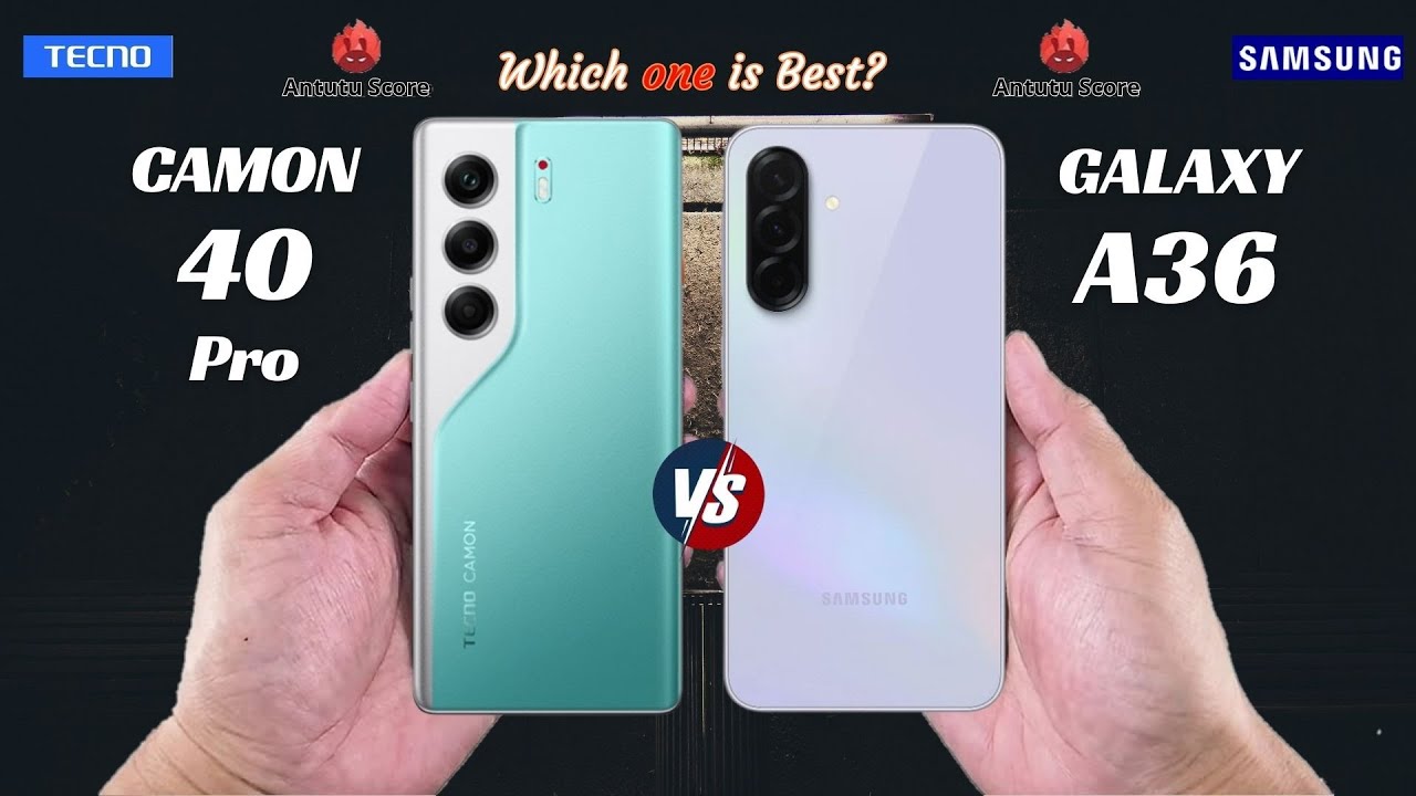 Tecno Camon 40 Pro 5G vs Samsung A36 ll 🔥 ll Full Details ll Which One is Best ll @ChellphoneWorld