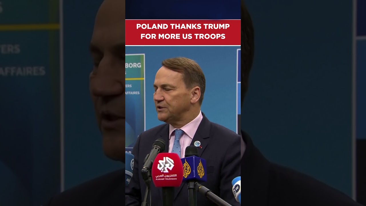 Polska dziękuje Trumpowi za wysłanie kolejnych 5000 żołnierzy USA #shorts