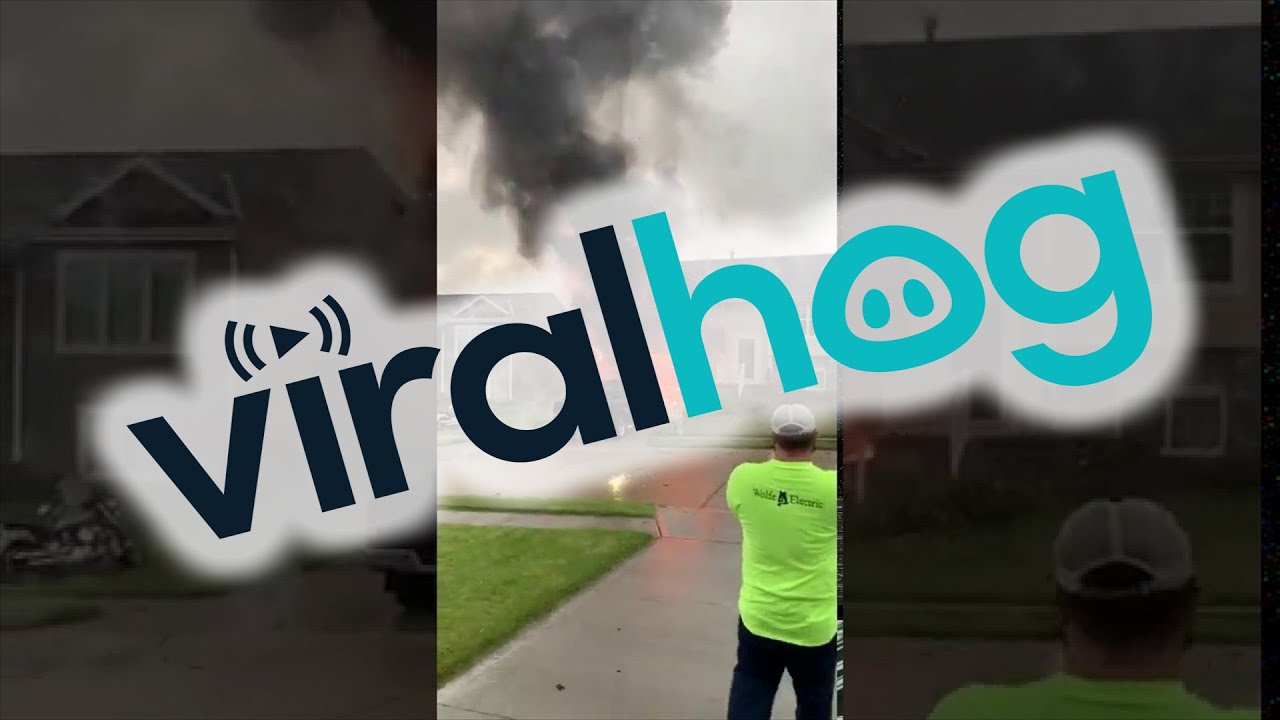 Fireworks Stored in Garage Set House on Fire || ViralHog