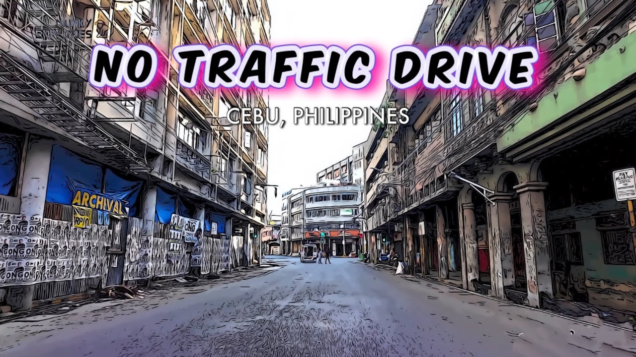 🐵 [HD #CEBU 🇵🇭 ] No Traffic Drive in Cebu City, Philippines