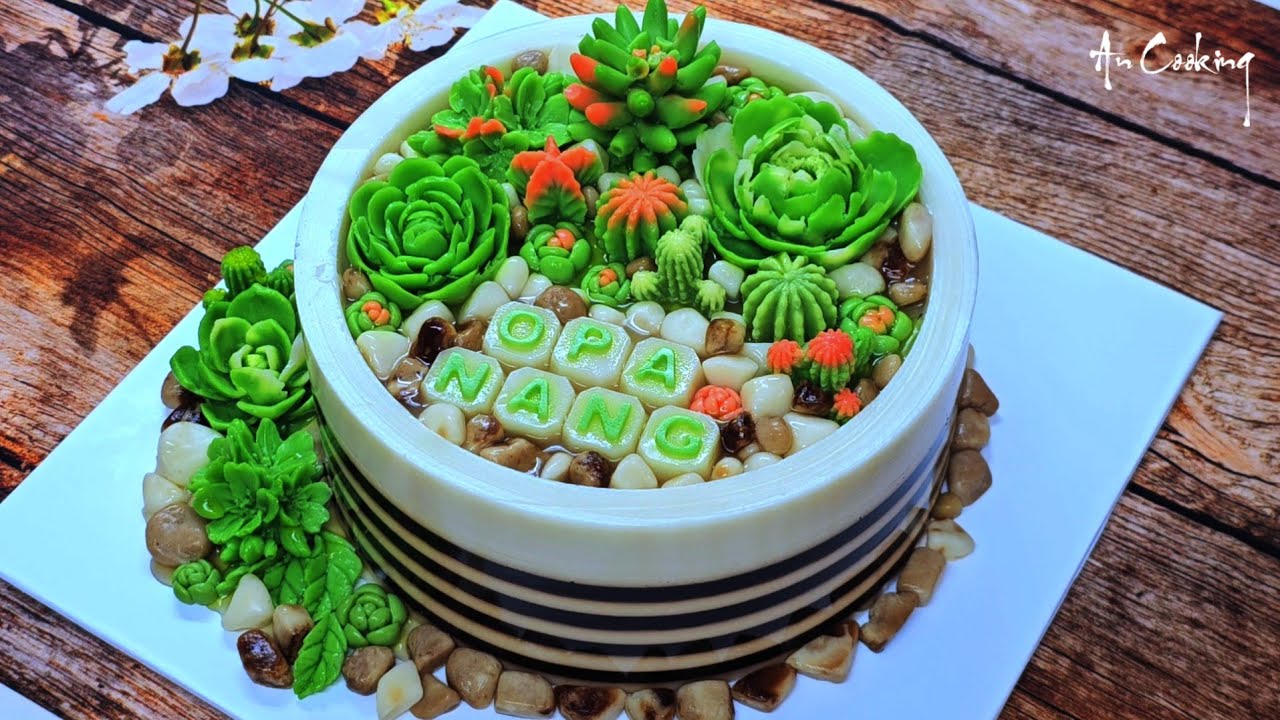 Cách làm BÁNH RAU CÂU SINH NHẬT 4D, không cần là chuyên gia, bạn cũng có thể làm được !