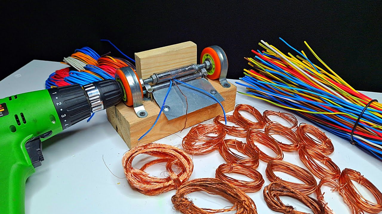 How to Build a Efficient Copper Wire Stripping Machine at Home. The Genius Idea You Haven’t Tried.