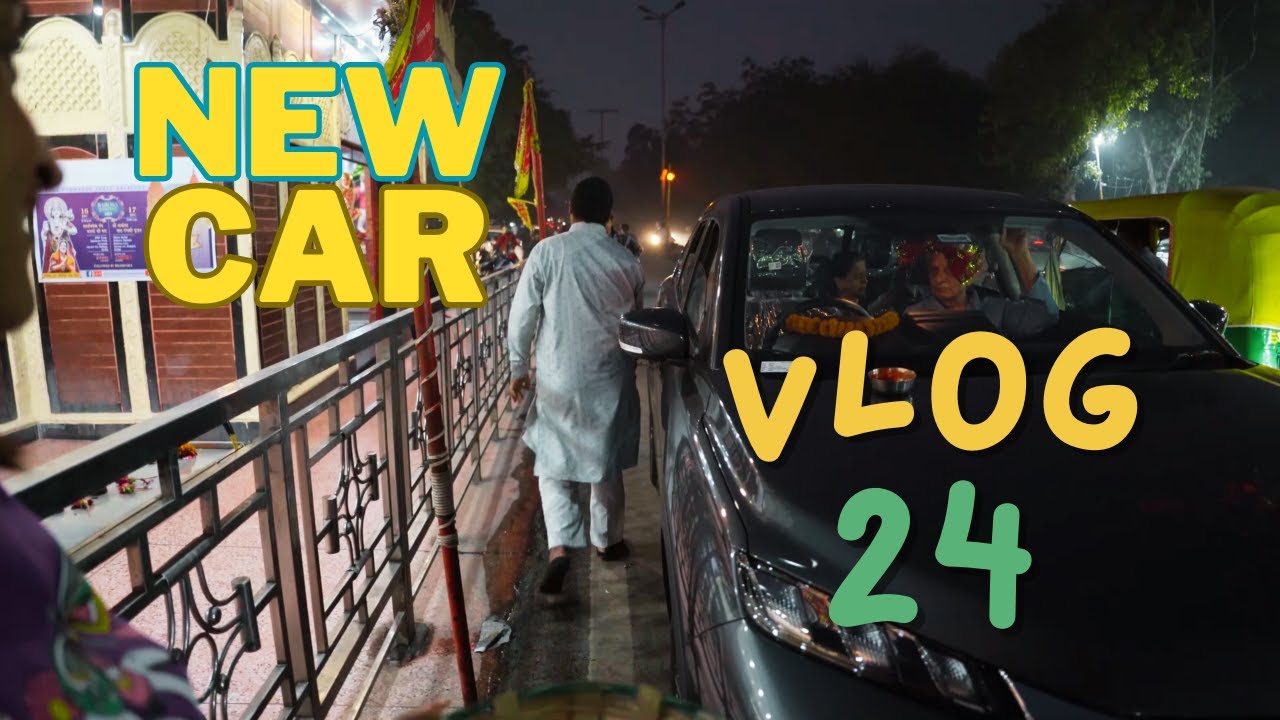 Manni Ki Nayi Car Ki Karayee Pooja With Family. Jeh Zoey Aur Lady Ollie Bahut Khush. #jehandzoey