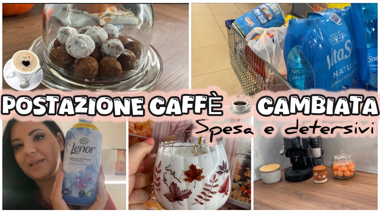 VLOG - SVUOTA LA SPESA IPERAL E TIGOTÀ || NUOVA POSTAZIONE CAFFÈ