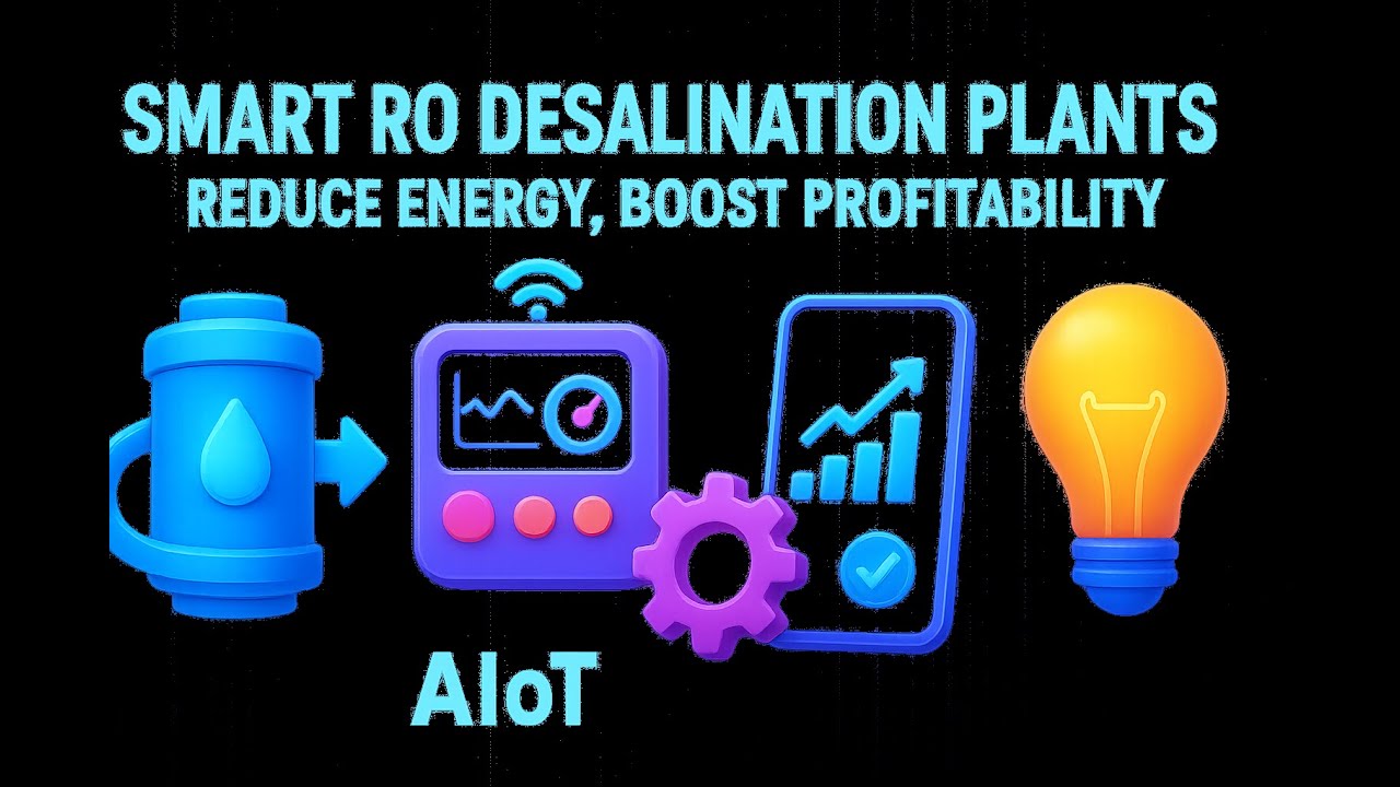 محطات تحلية المياه الذكية خفض الطاقة ورفع الربحية - مقدمة  | Smart RO Desalination Plants  AIoT
