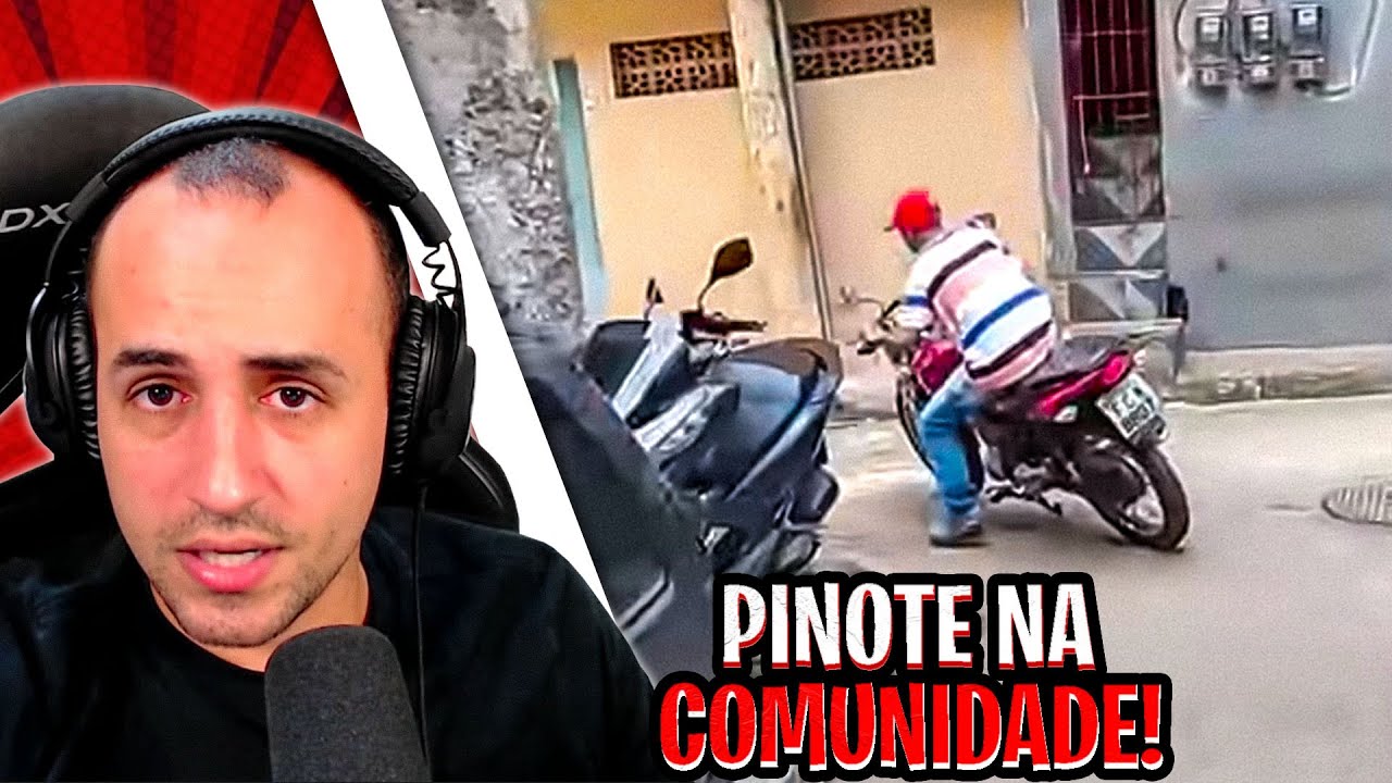 Reagindo a PINOTE INSANO DENTRO DA COMUNIDADE por Sd R Novais