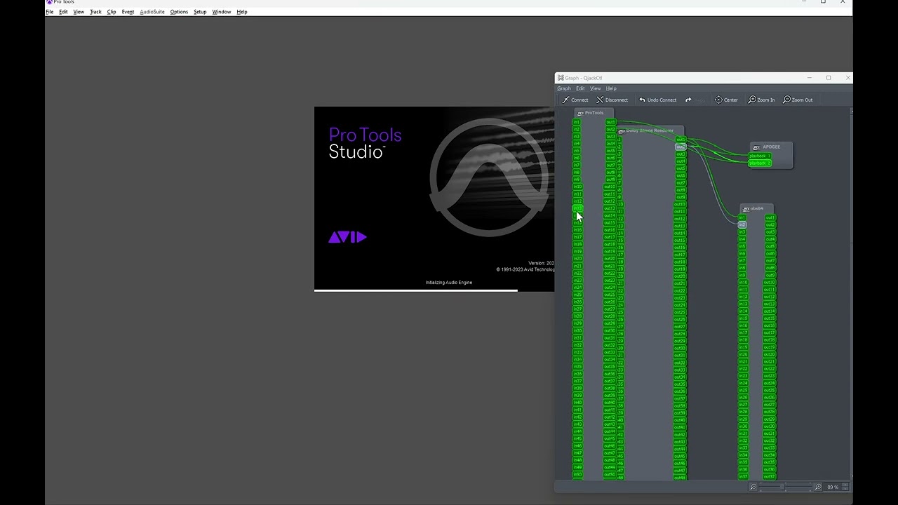 Setting Up Jack Audio Connection Kit with ProTools + Dolby Atmos Renderer