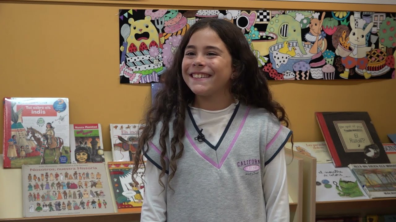 El Guillem Solé de Buhos visita l'escola Ca n'Alzamora de Rubí
