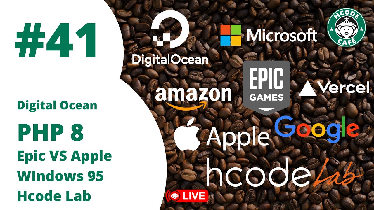 PHP 8, Digital Ocean, Epic VS Apple e Windows 95 no Hcode Caf&eacute; ☕ #41