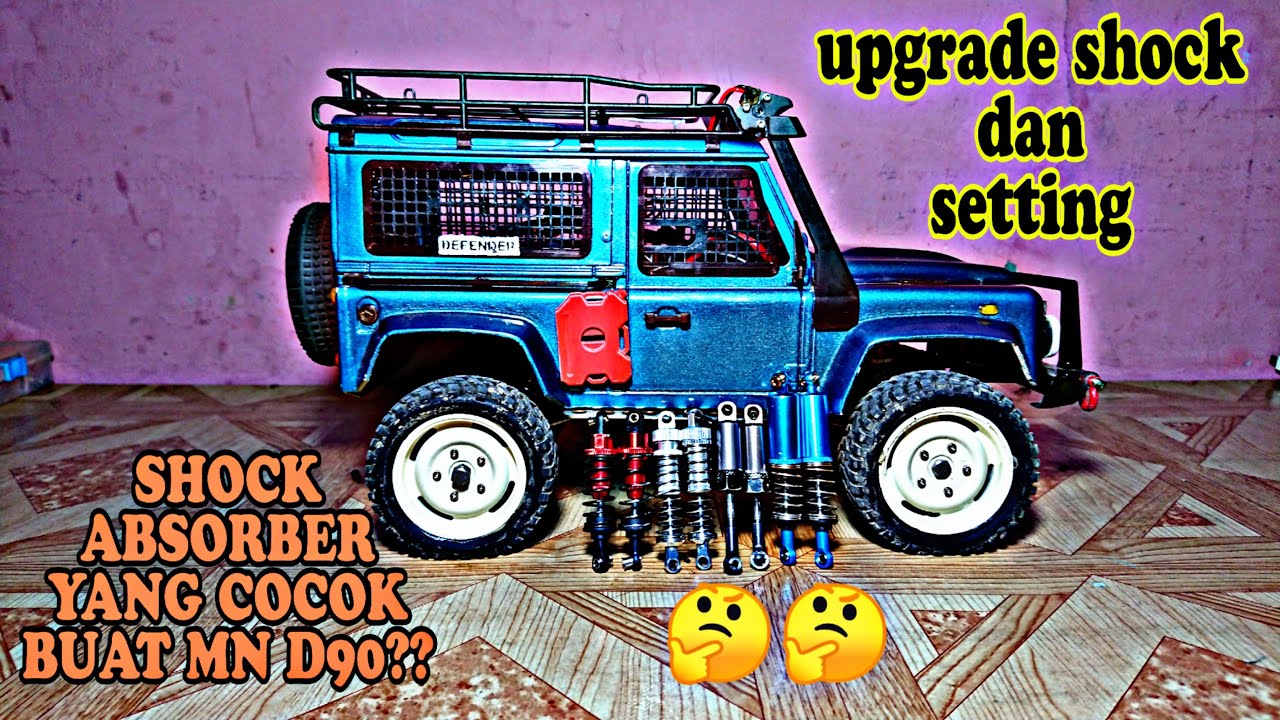 MN D90 UPGRADE SHOCK DAN SETTING || pemilihan shock dan kegunaan panhard diMN D90