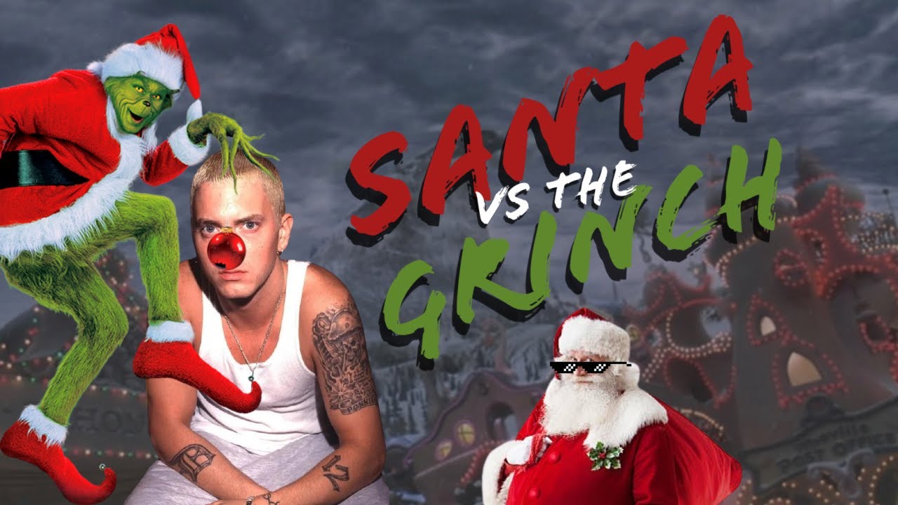 Santa VS Grinch RAP BATTLE (Parody of "Without Me") 