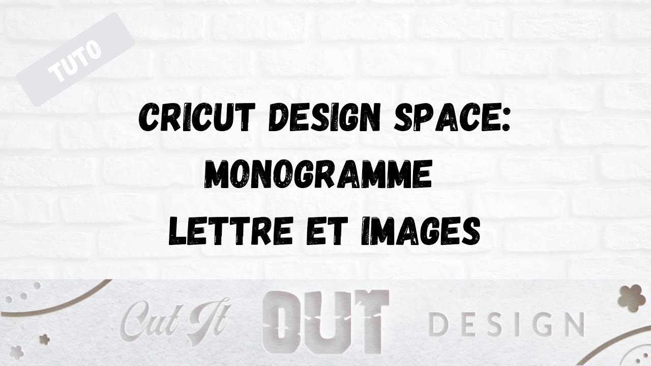 Cricut Design Space: Comment faire une lettre monogramme avec des images