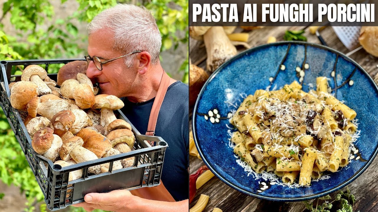 PASTA AI FUNGHI PORCINI con Erbe Aromatiche | Primo Piatto LIGHT - Ricetta di Chef Max Mariola