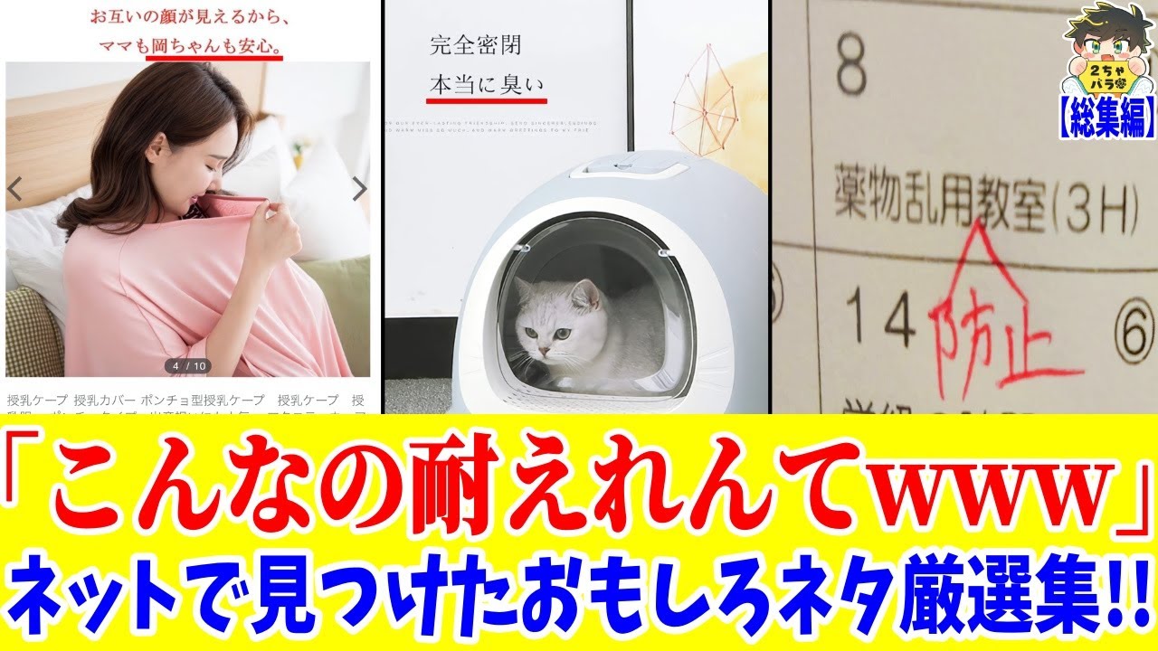 【詰め合わせ】秒で笑える！ネットのおもろい神ネタ集めてみたwww笑ったら寝ろwww【ゆっくり】