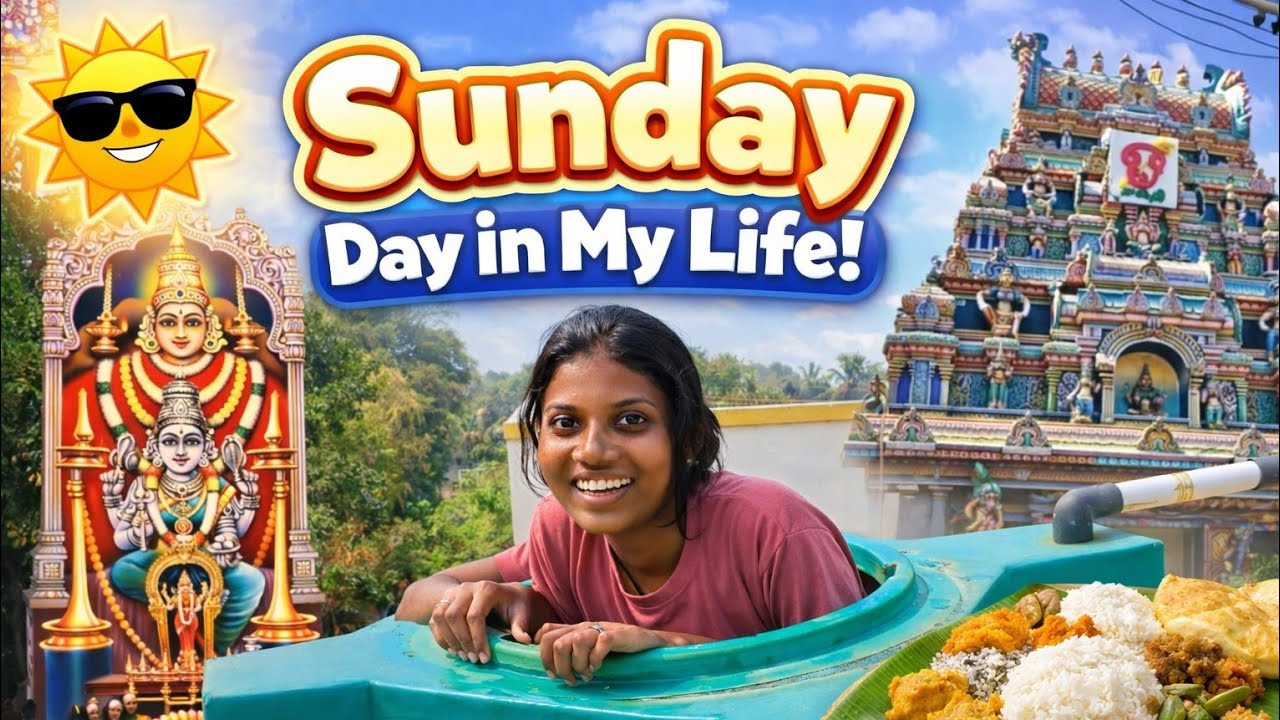 My Simple Sunday Routine | Temple, Home & Happy Moments #goldimakeuppro