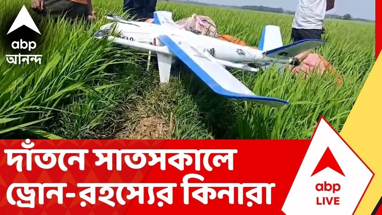 Dantan Drone: দাঁতনে সাতসকালে ধানক্ষেতে আছড়ে পড়ল খেলনা বিমানের মতো দেখতে উড়ন্ত বস্তু