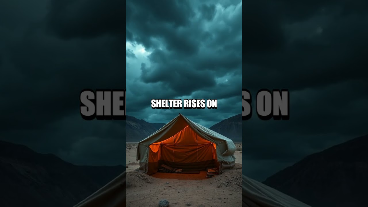 Rainproof Desert Shelter in a Flash Flood
