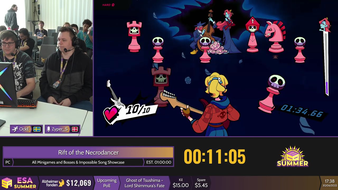 Rift of the Necrodancer [All Minigames and Bosses & Impossible Song Showcase] by OckE - #ESASummer25