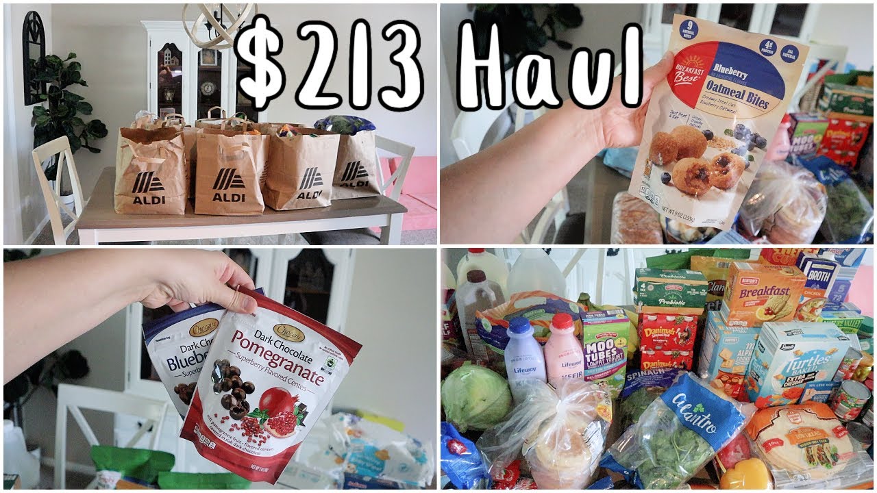 ALDI WEEKLY GROCERY HAUL! FAMILY OF 5