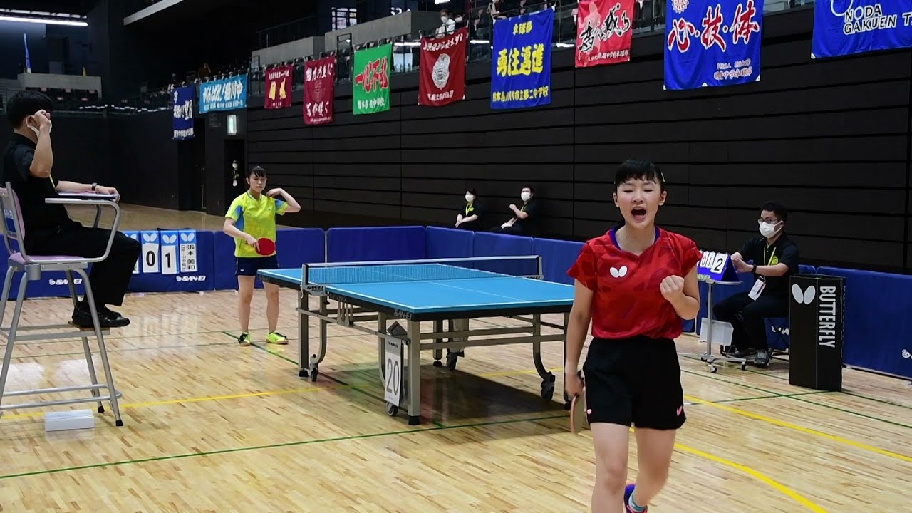 張本美和 (川中島) vs 鈴木美咲 (山陽学園)｜全国中学校卓球大会 女子シングルス準決勝