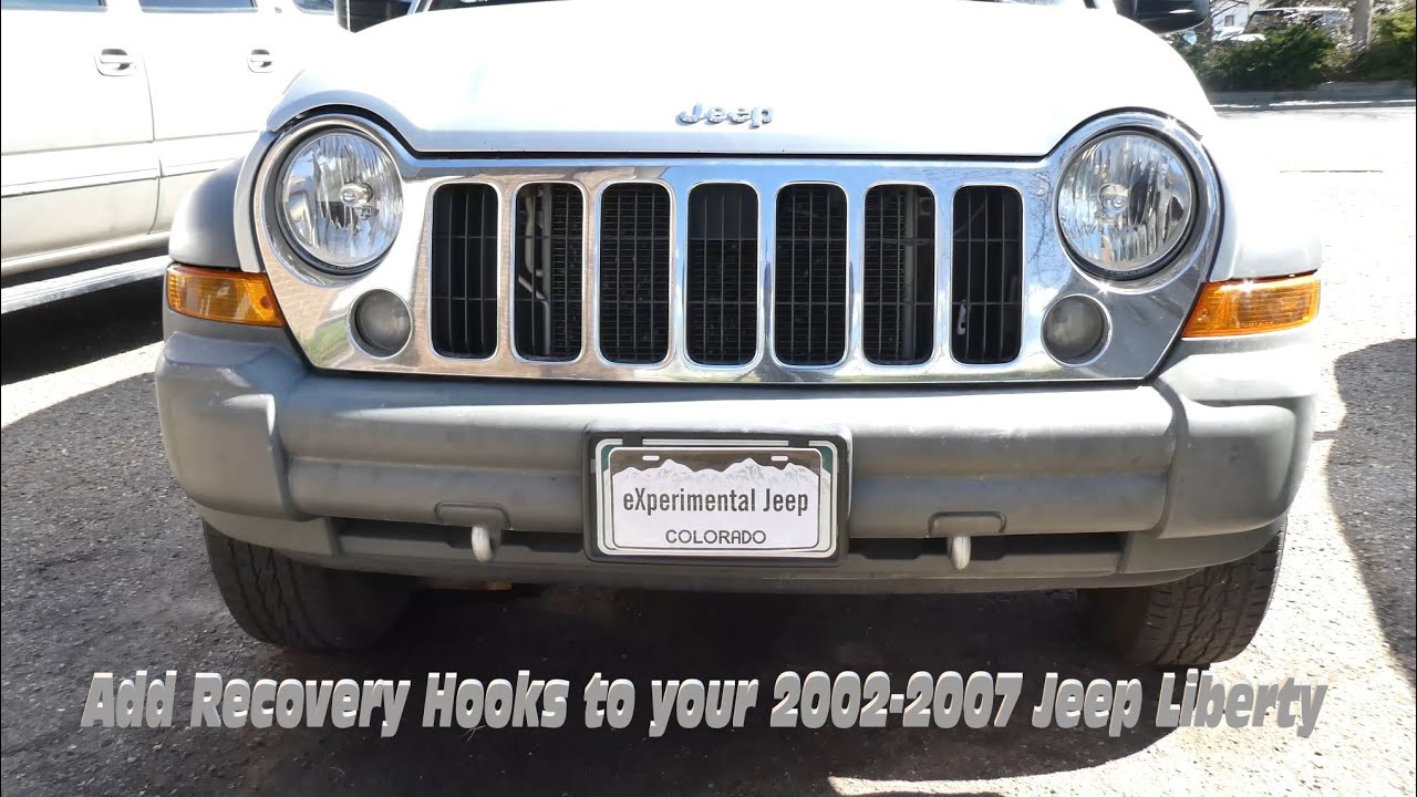 Установите буксировочные крюки на свой Jeep Liberty KJ 2002-2007 годов выпуска.