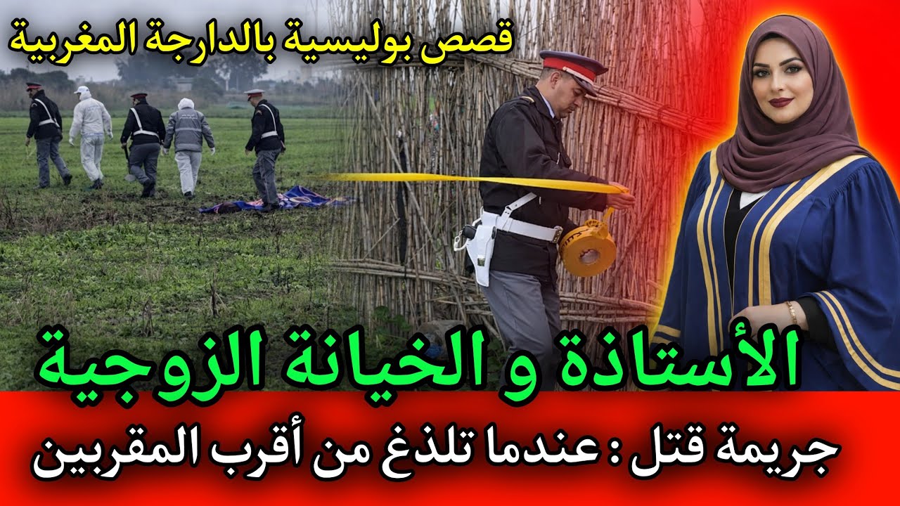 أستاذة تدمرت حياتها بسبب الخـ ـيانة من أقرب المقربين، فعثر عليها مقتـ ـولة, قصص بوليسية مغربية 