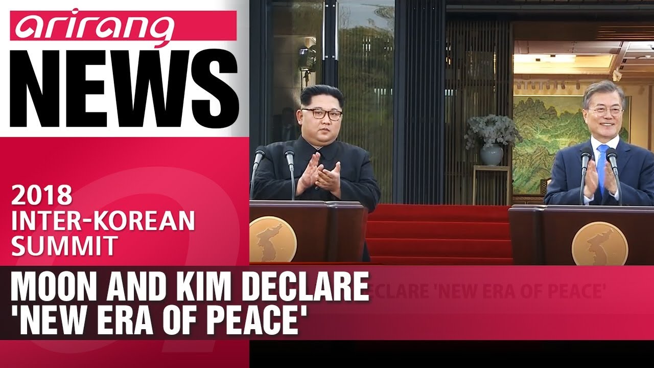 [2018 Inter-Korean Summit] Moon and kim declare 'new era of peace'
