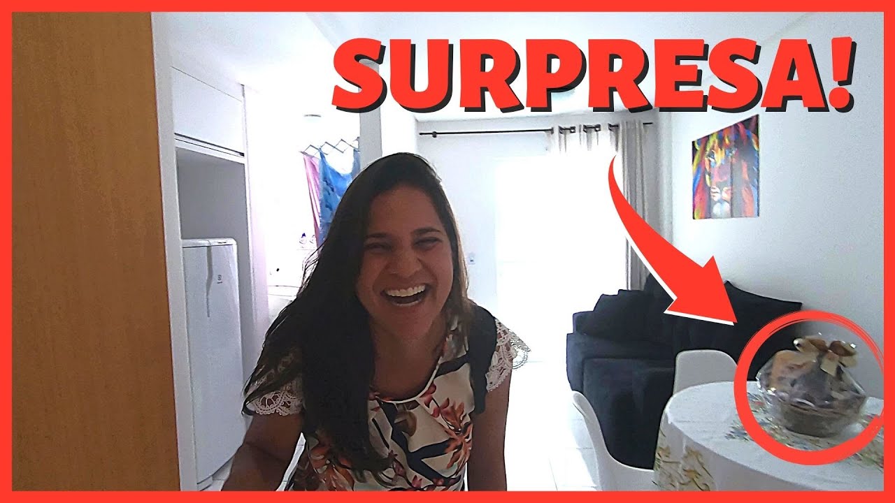 🎁 POR ESSA ELA NÃO ESPERAVA! + TOUR PELO NOVO APÊ 🏡