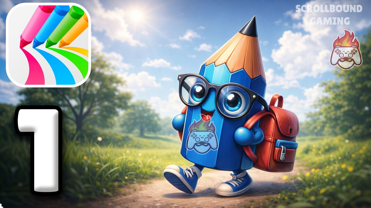 ✏️ Pencil Rush 3D Gameplay 🎨 Color Stacking Challenge Part 1 | Android & iOS Walkthrough