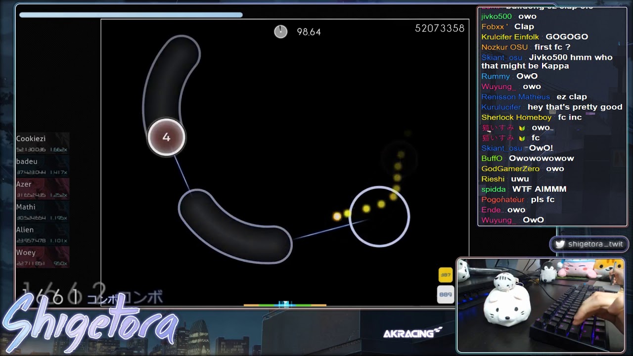osu! | Cookiezi | Ling Yuan yousa - Kami no Manimani [dance! dance!] +HD 98.49% FC #1 💗