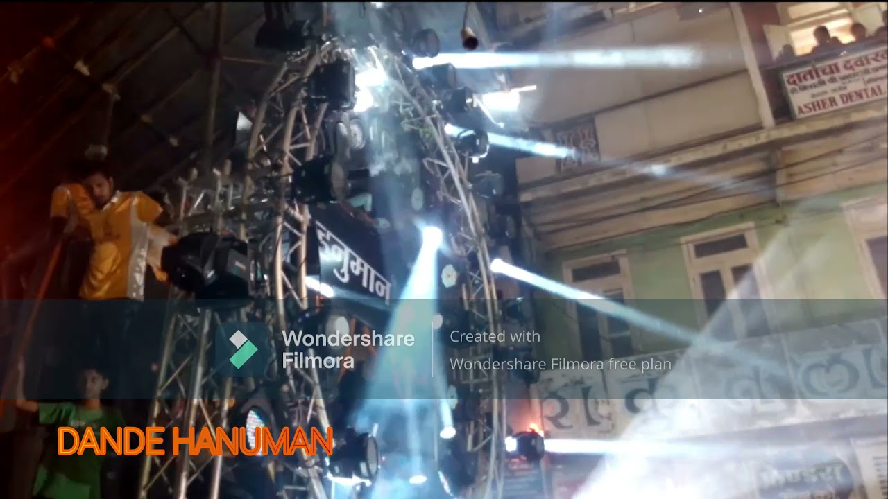 dande hanuman dj nashik | re-upload video | edited in filmora |