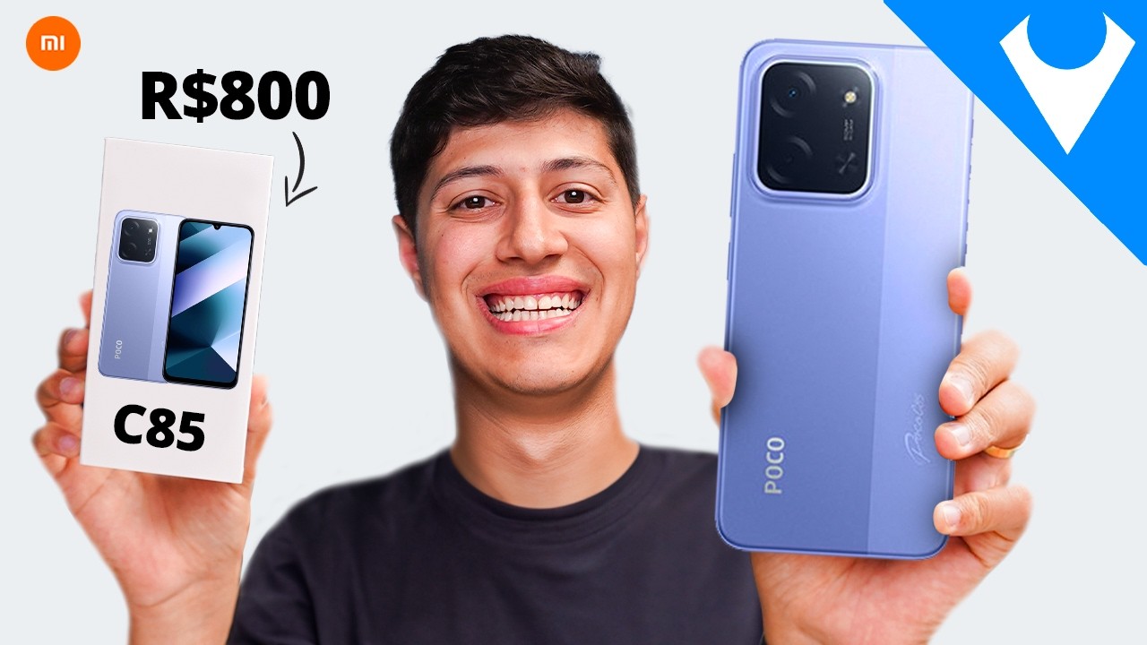 Chegou! POCO C85 com MUITA BATERIA o BARATINHO da XIAOMI! VALE A PENA? UNBOXING