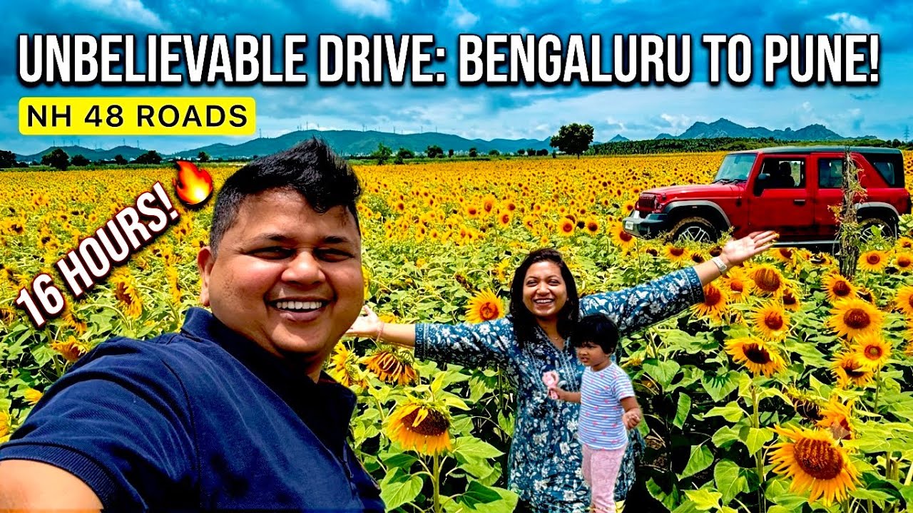 EP1: RoadTrip 2026 | Bengaluru to Pune | Bad Roads NH48 | Worst AirBnb at Lodha | Roving Couple