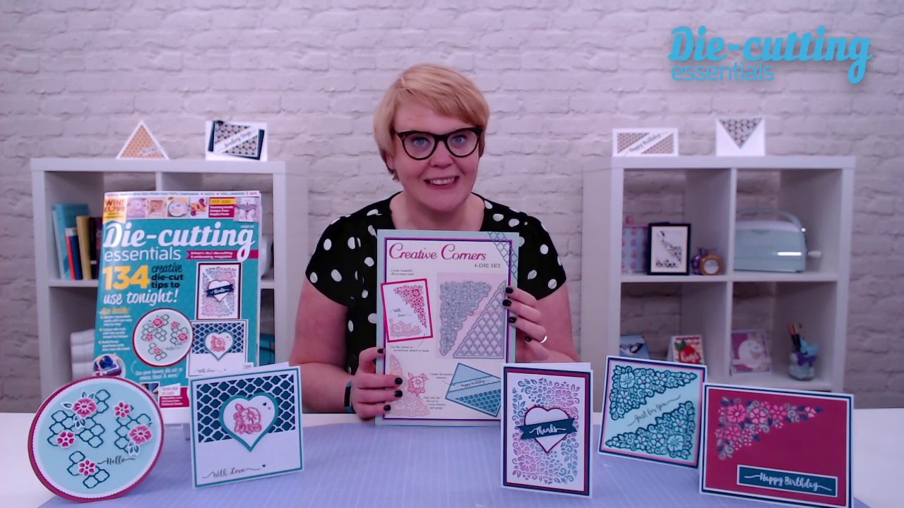 Die-cutting Essentials 52 Easy Card Tutorial with Editor, Kirstie McCrum