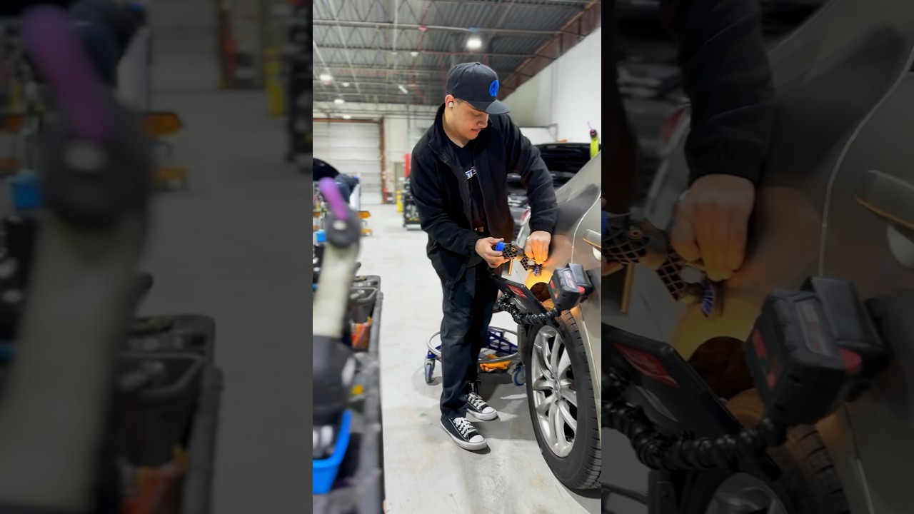 Saturday at Dentless Touch | Paintless Dent Repair #autobodyshop #dentrepair #chicago