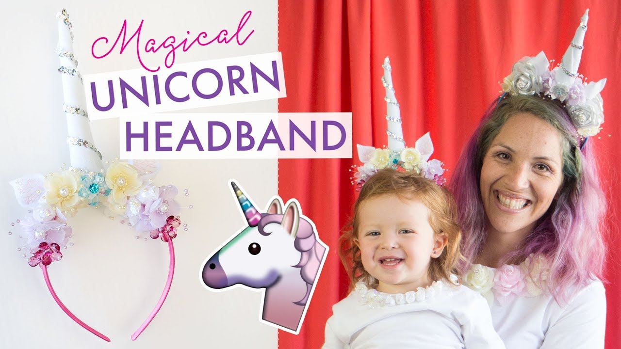 DIY Unicorn Headband Costume 🦄 | BalsaCircle.com