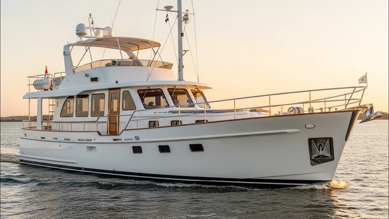 De Alm Almtrawler 1200 Classic Full Review | The Ultimate 12m Long-Range Trawler Yacht