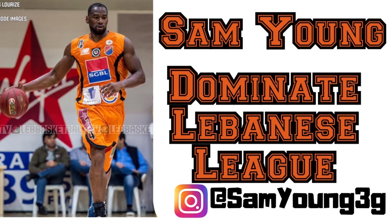 Sam Young Dominate men’s Lebanese basketball league | Highlights | 2017-2018
