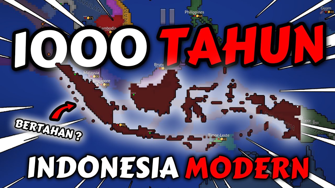 1000 TAHUN SIMULASI INDONESIA DI TENGAH KONFLIK - Ages of Conflict World War Simulator INDONESIA