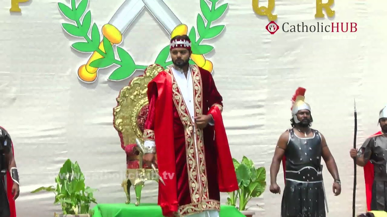 Good Friday - Passion Play @ Shrine of Our Lady of Health,Khirathabad, TS,HYD,INDIA, 25-03-2016