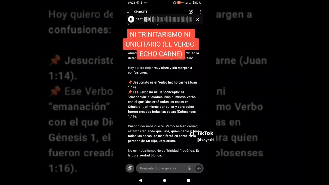 &iquest;existe la Trinidad? video completo en el canal