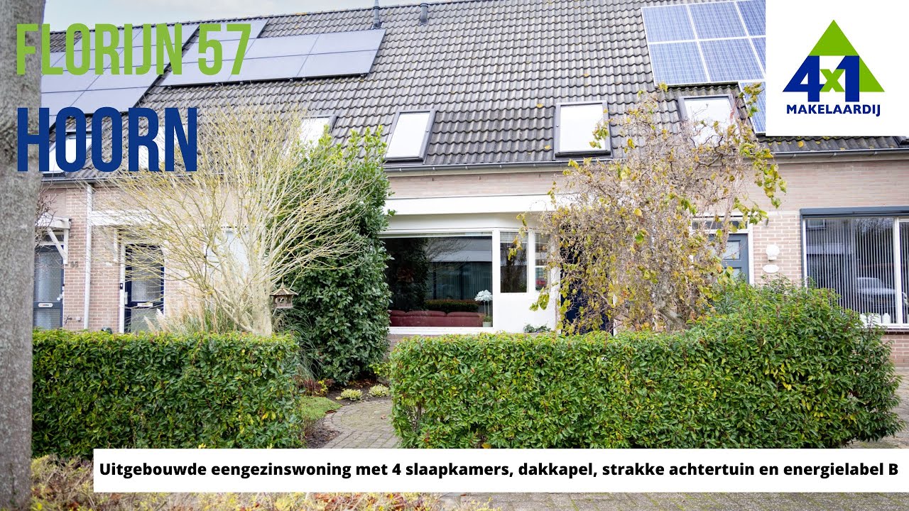 Uitgebouwde eengezinswoning | Florijn 57 | Woningaanbod Hoorn | 4x1 Makelaardij