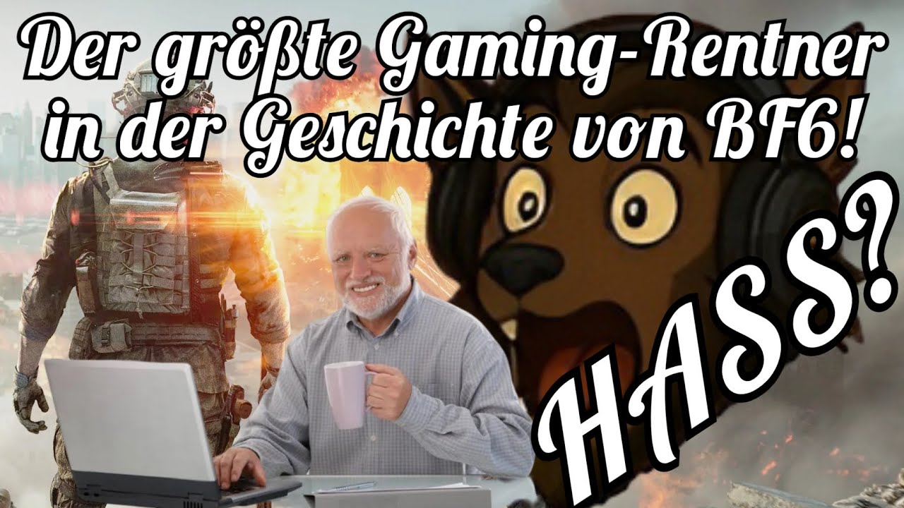 Laut dem größten Gaming-Rentner in der Geschichte von Battlefield ist meine Kritik blanker HASS!